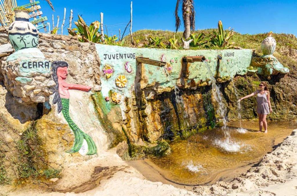 Praia Tabuba Do Morro Branco Suite 04 Pessoas Beberibe Eksteriør bilde